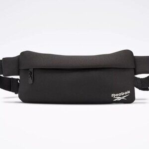 New Reebok Black Belt Bag Waist Pack Sport Fanny Pack Minimalist Travel Gym Bag